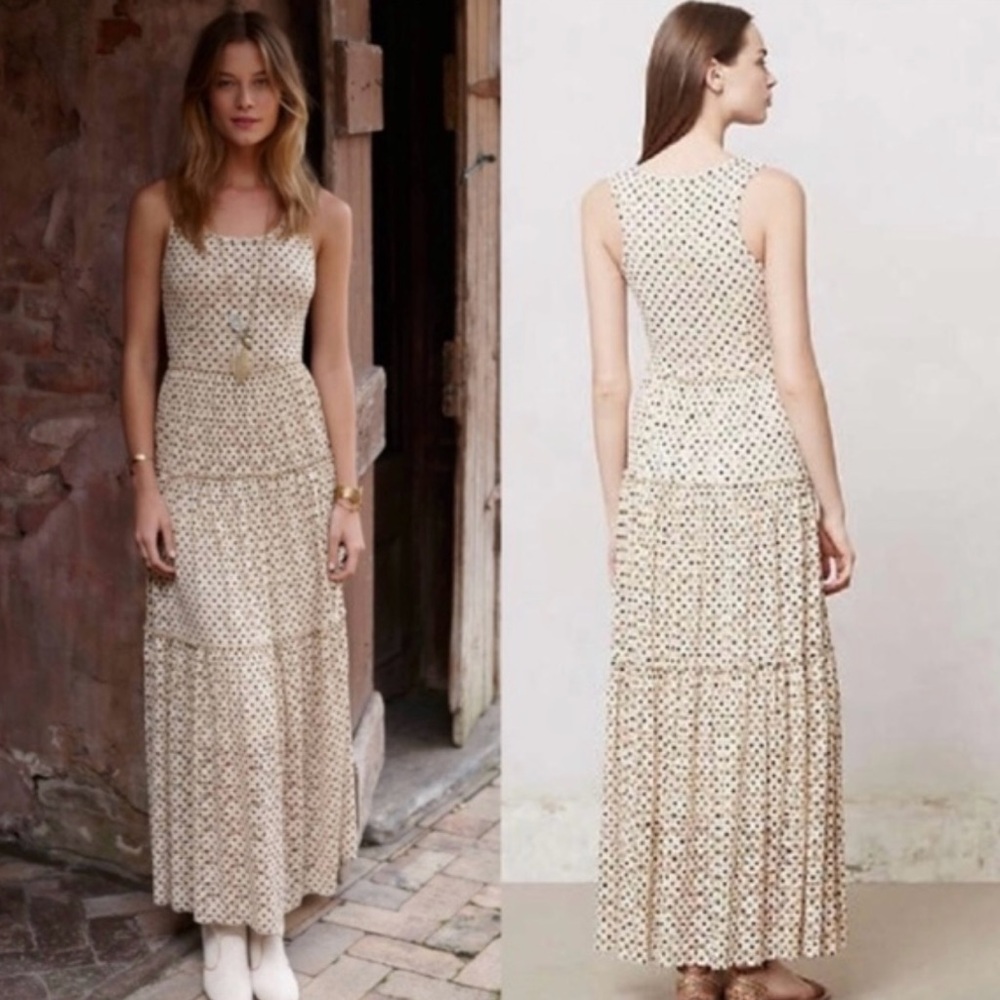 Anthropologie Meadow Rue Marigny Maxi Dress XS